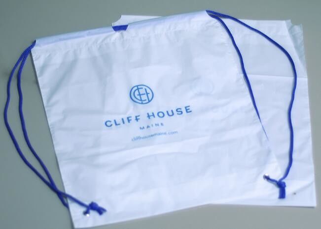 Biodegradable Drawstring Laundry Bag With Printing,Logo Printed Poly Drawstring Hotel/Travel Laundry Plastic Bag 8