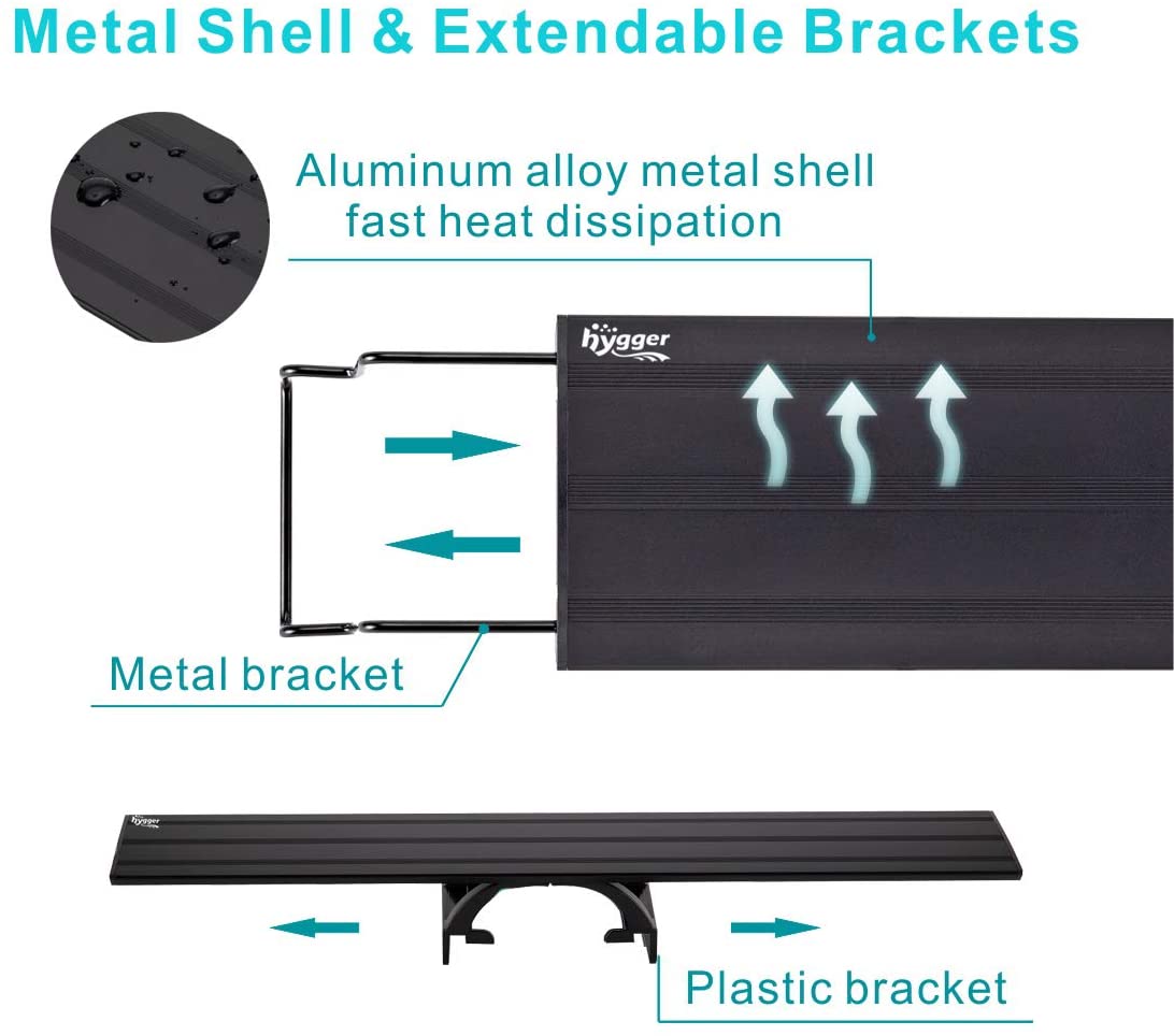 Adjustable Metal 25w Aquarium Grow Lights