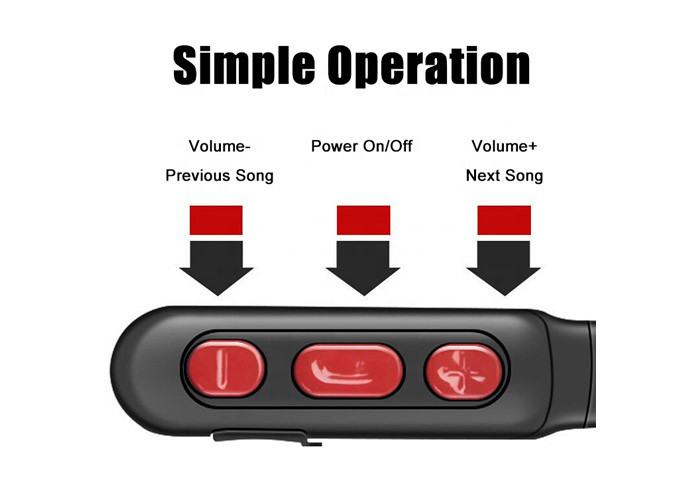 Durable In Ear Sports Earphones , 150H Standby Wireless Earbuds For Running