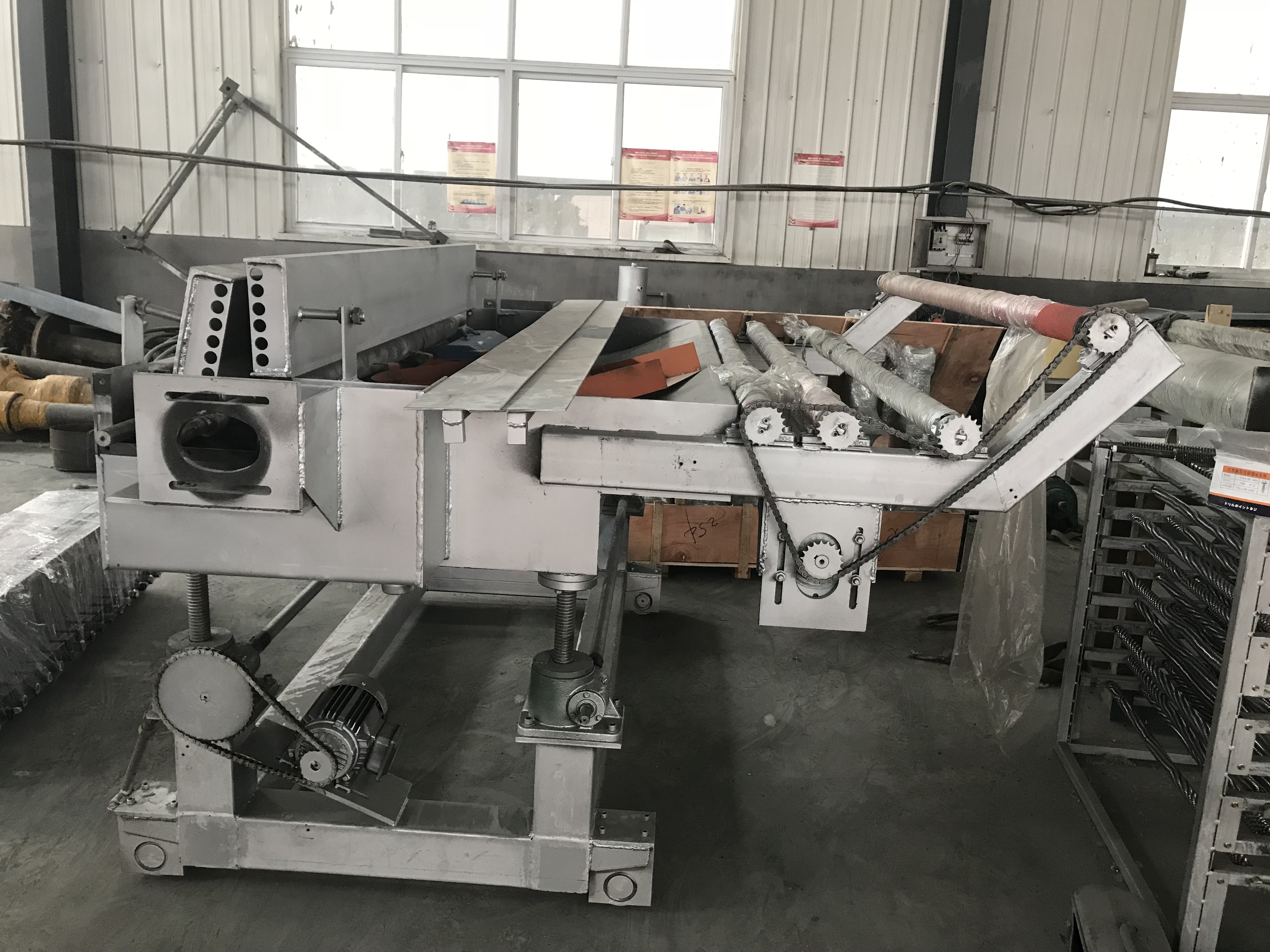 PVC Plastic Floor Mat Making Machine Single Screw Extruder 90 / 30 Type