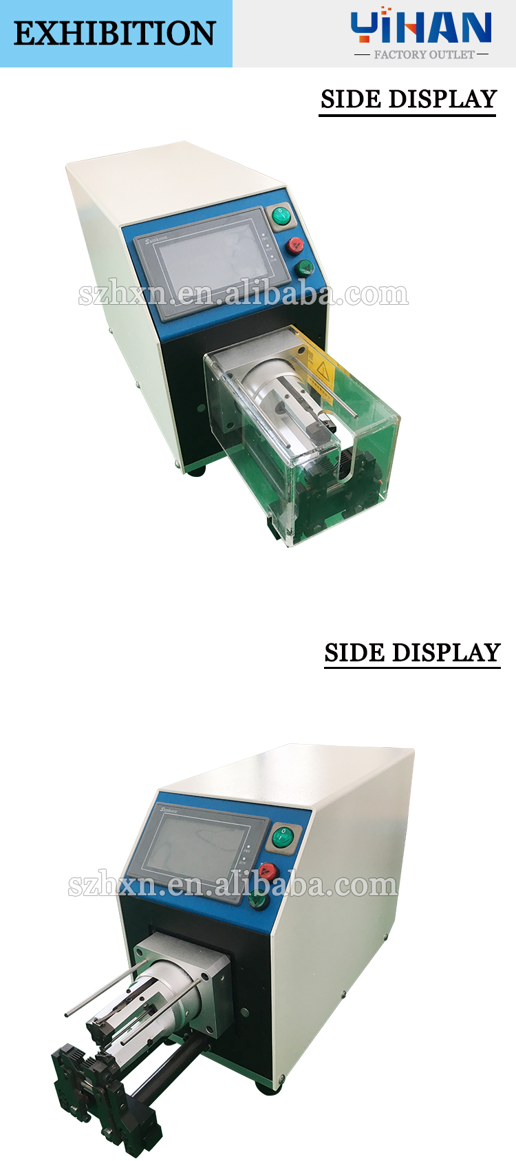 YH-8023D Precision Coaxial Cable Wire Peeling Machine Stripping Machine Jumper Cable