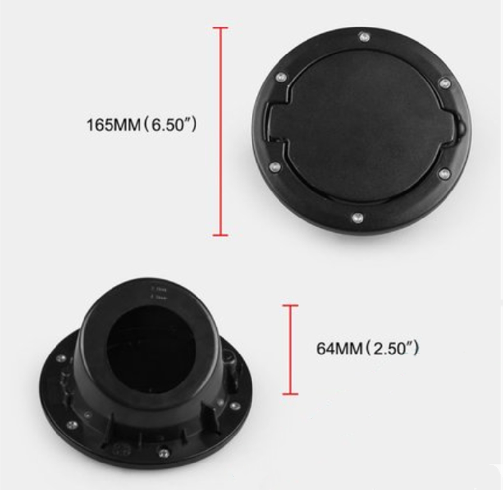 Car Fuel tank cover Locking Car Exterior Accessories for 2007-2018 Jeep Wrangler