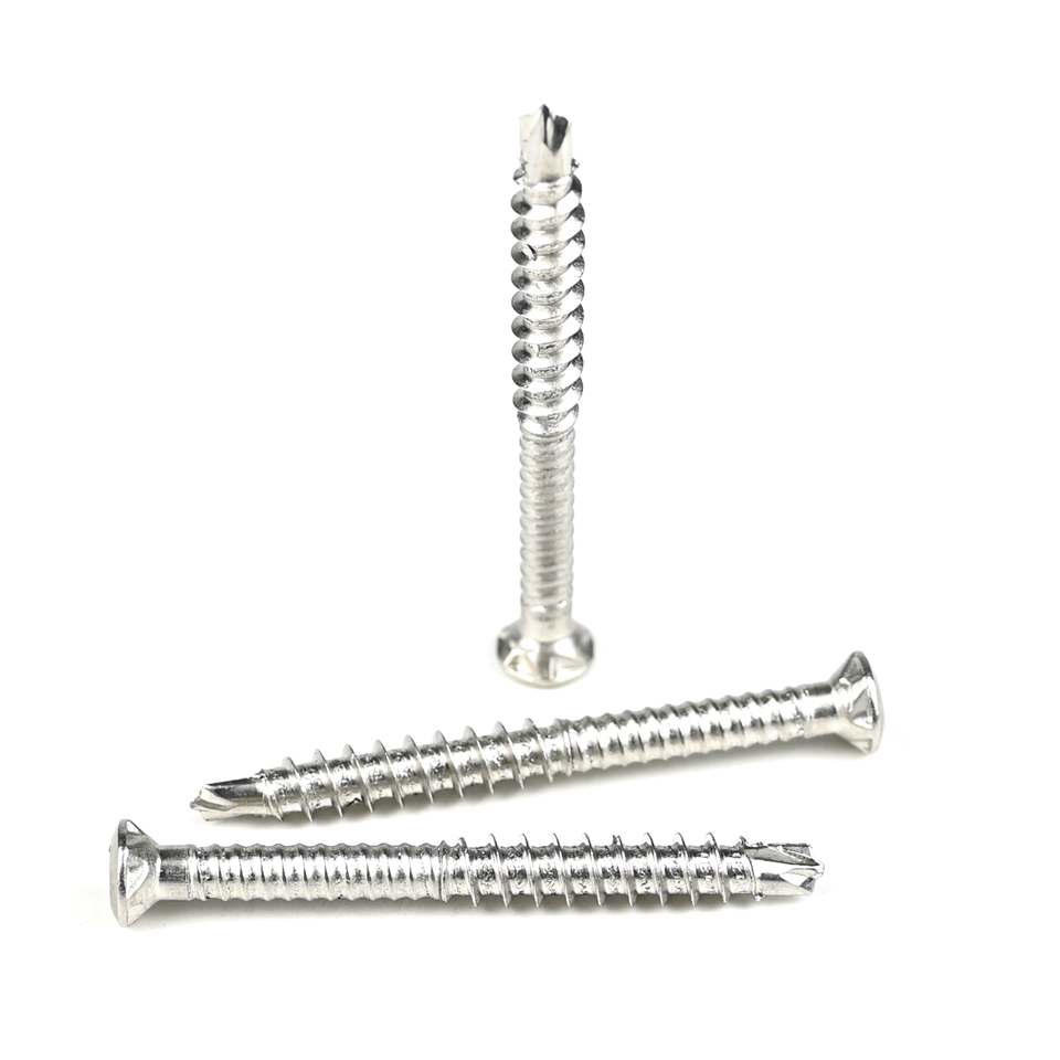 Steel Structure Self-Drilling Screws with Metric Measurements and Oval Head Torx