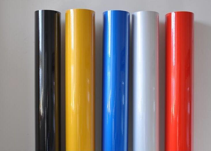 UV Resistant 1 Year Durable Reflective Vinyl Sheeting 1.24/0.62x45.7m With Different Colors
