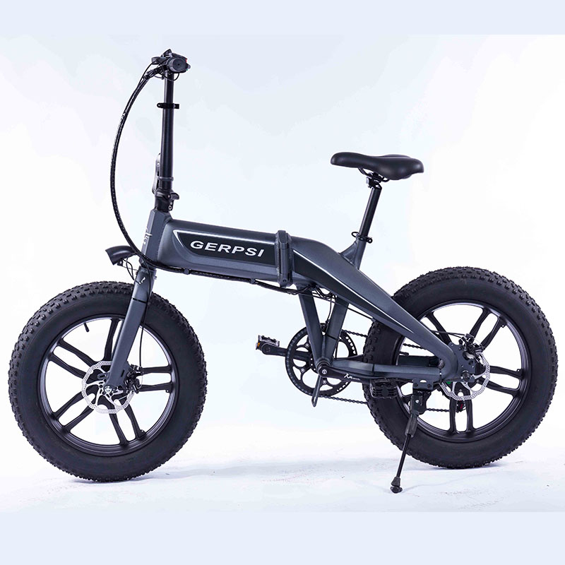 20 Inch Folding Fat Tire Electric Bike With Hidden Battery For Adults