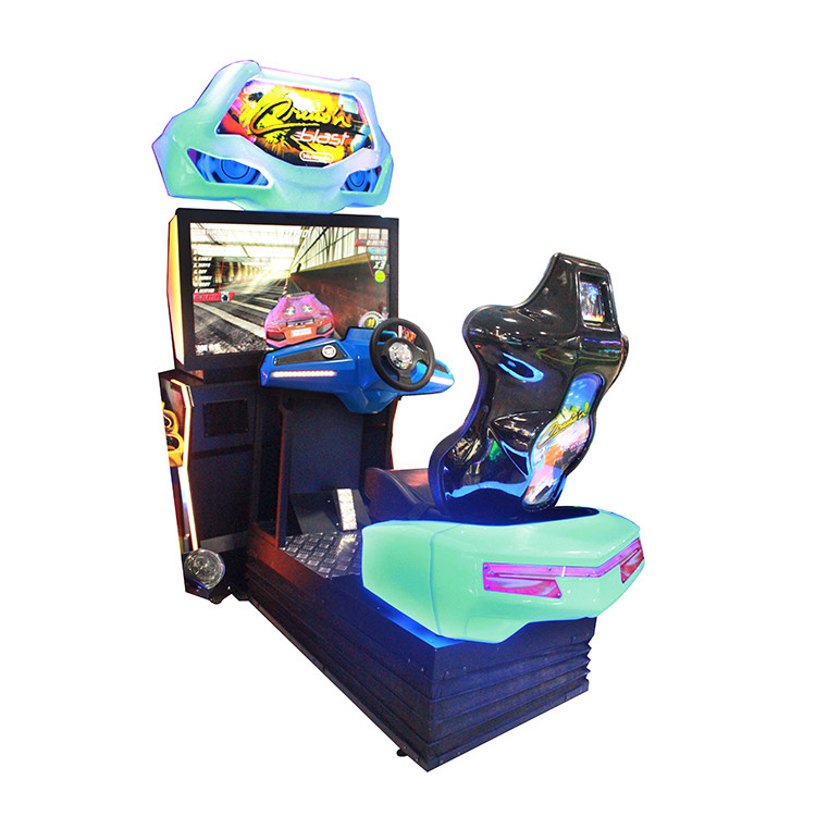 Coin-operated game machine entertainment game racing game machine