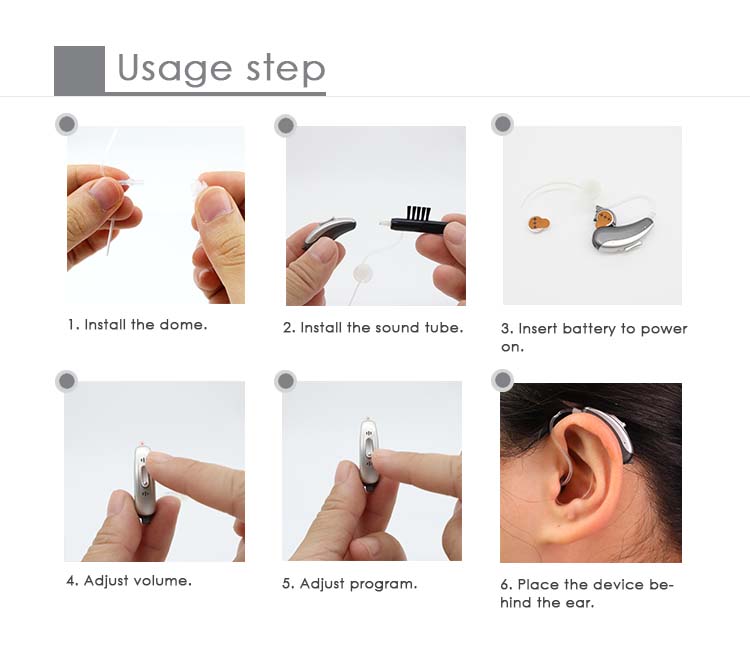 Audifonos Bte Hearing Aids For Severe Hearing Loss WDRC Behind The Ear Hearing Amplifiers