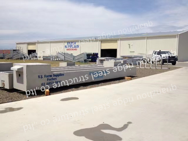 Prefabricated Steel Frame Workshop Buildings , Lightweight Steel Frame Construction