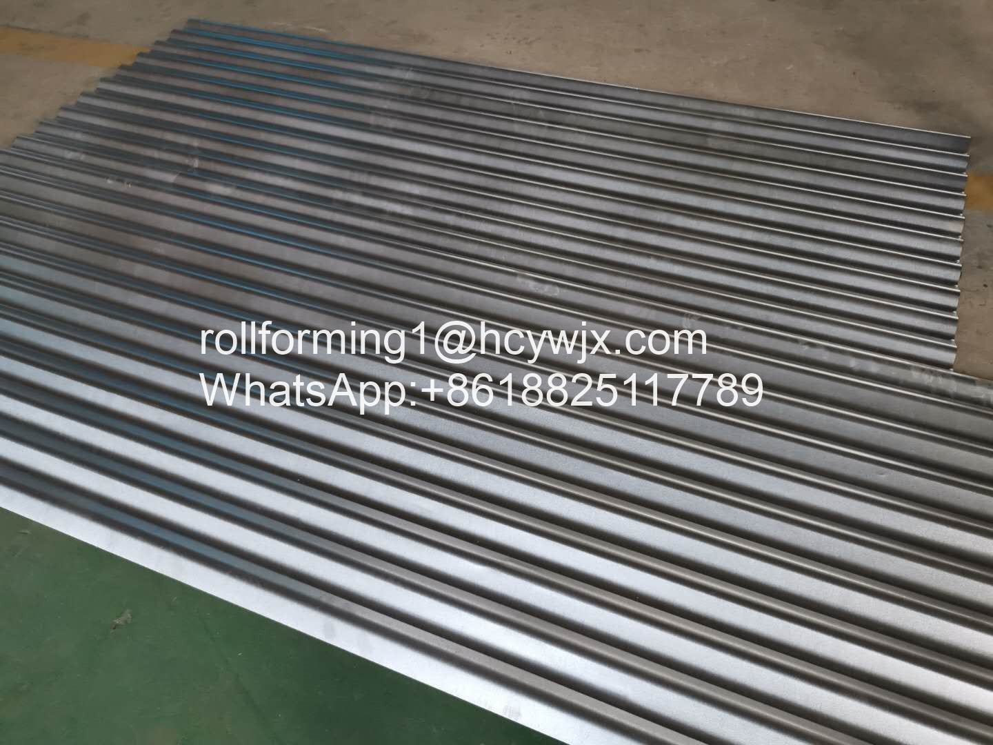 2.6 Meters Gi Corrugated Roll Forming Machine Automatic