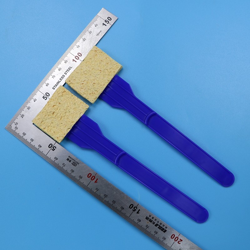 High Absorbency Environmental Surface Sampling Foam Swabs Cellulose Stick Mounted Sponge Swab for Laboratory