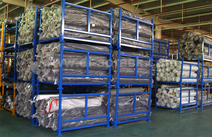 Space Saving Warehouse Metal Stacking Rack for Efficient Material Handling