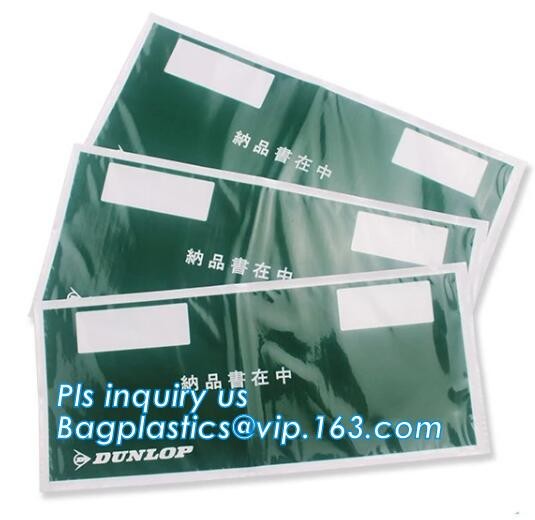 packing list envelope for AWB, packing list envelope mailing bag for express, Packing List Enclosed Envelopes, bagease