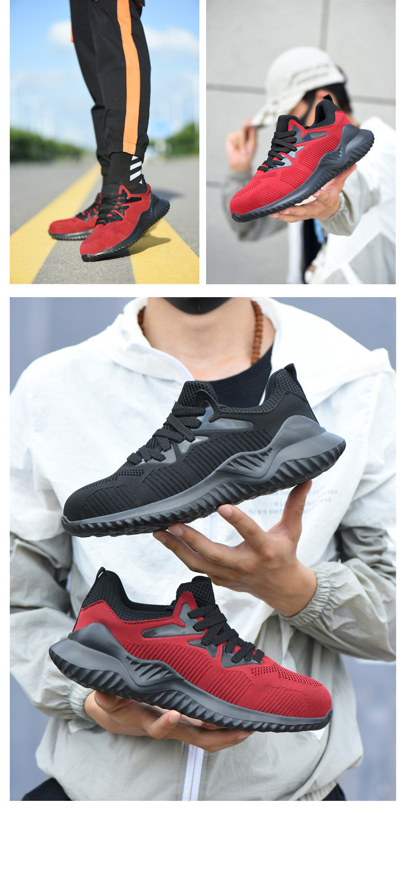 Fashionable Light Work Shoes Practical Most Comfortable Safety Shoes Mens Work Boots
