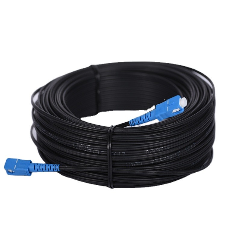 GJYXFCH-1B6-SM 200M 1 core 2mm*5mm FRP Steel wire Indoor Outdoor Fiber Patch Cord FTTH Fiber Optic Cable