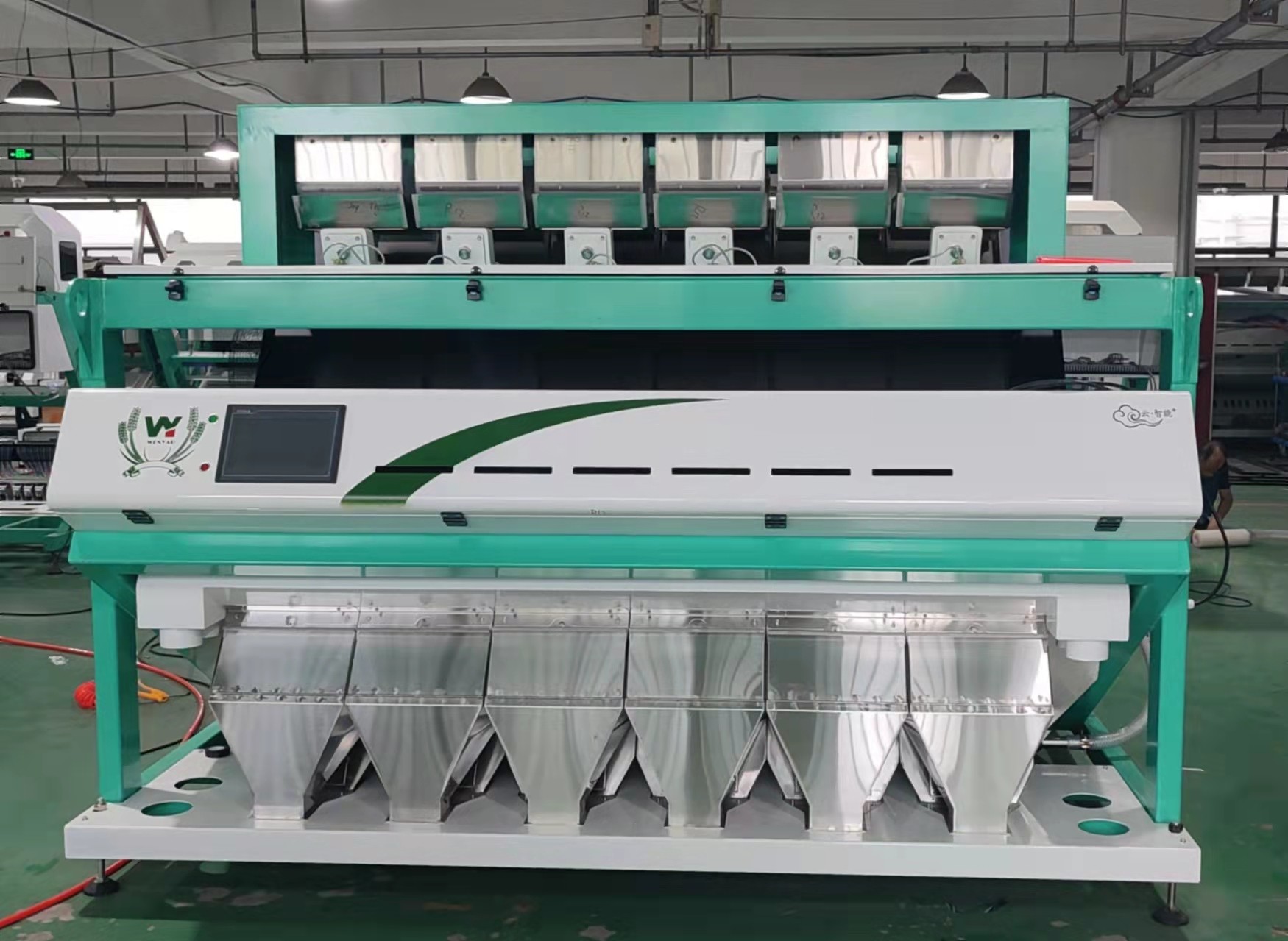 5400 Pixel PET PPT PVC Plastic Color Sorter High Precision