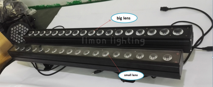 Big Lens 18 Dot DMX Dimmable Wall Washer RGBWA 5in1 LED Bar Lights for Party Wedding Events
