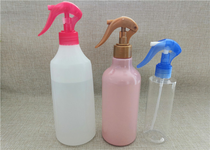 Gardening Fine Mist Trigger Sprayer , Brown Spray Bottle Nozzles PP Material