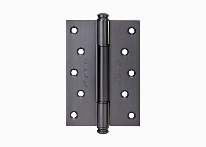 One Piece Brass Bearing Hinges , 4 Inch 5 Inch Solid Wood Door Hinges With Screws