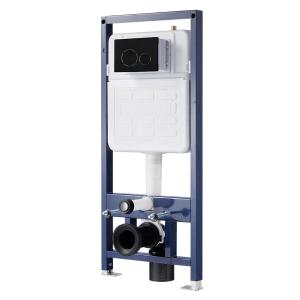 Buy cheap Standard Push Button Concealed Toilet Cistern Adjustable Flush Volume product