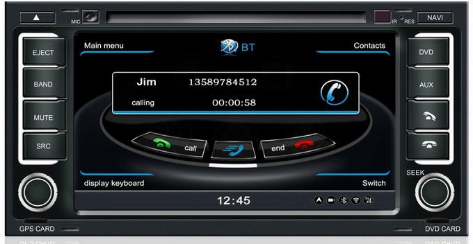 Ouchuangbo automobile dvd radoio stereo VW Touareg 2003-2010 S100 plataform support 3 zone