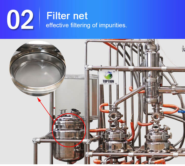 molecular distiller feeding tank