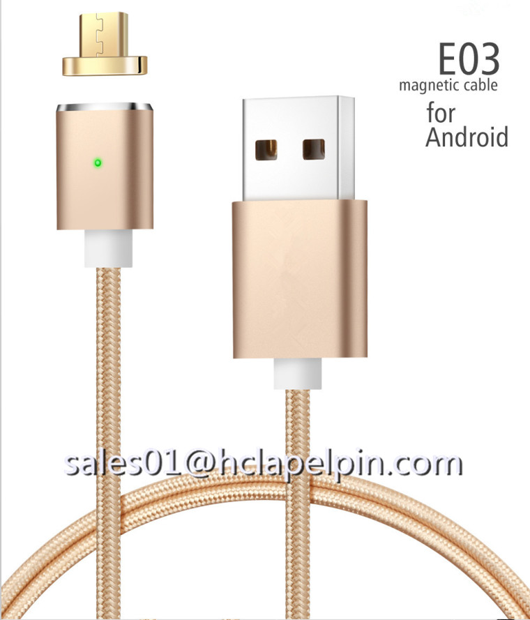 For iPhone 5S 5C 6 6S Plus iPad 4 5 Air Mini Magnet Charging Original 2A USB magnetic data cable