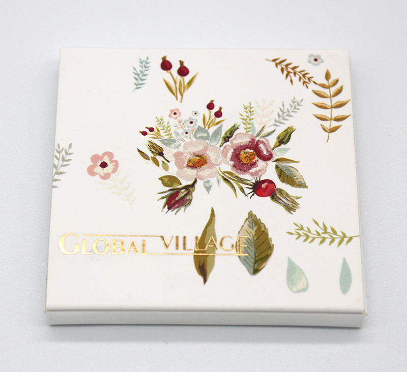 Flat Square Single Eyeshadow Packaging Envelopes With Transparent Window