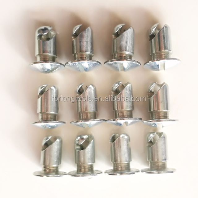 Universal Stainless Steel Quarter Turn Buttons Dzus Fasteners for Car Fitment