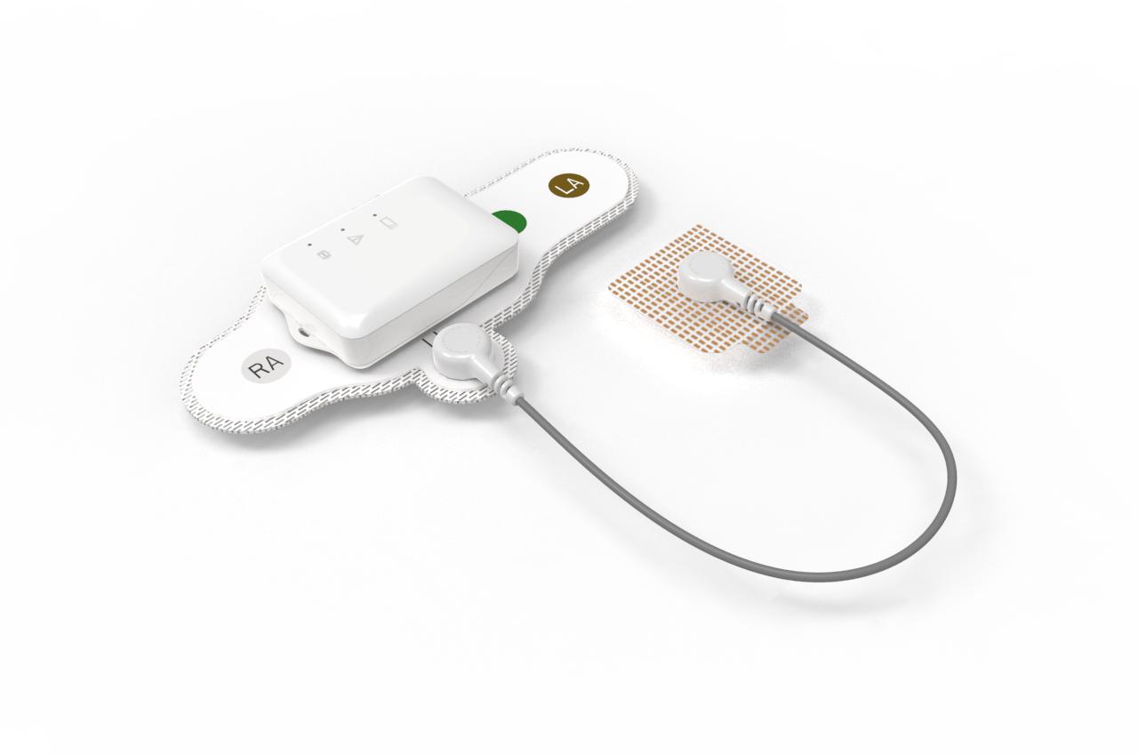 New ECG Patch Holter Single-Lead Holter and Three-leads Holter (2 in 1) Long Time Recording