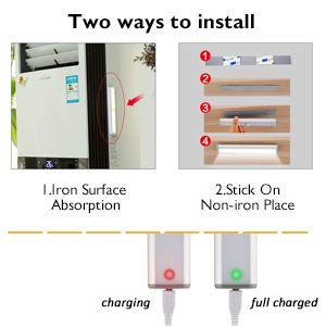 LED Motion Sensor Light, 20 LED chargeable Battery Lights