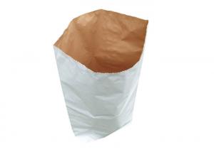 China 25kg Brown Multiwall Paper Bags Recycled Rice Kraft paper Sacks on sale