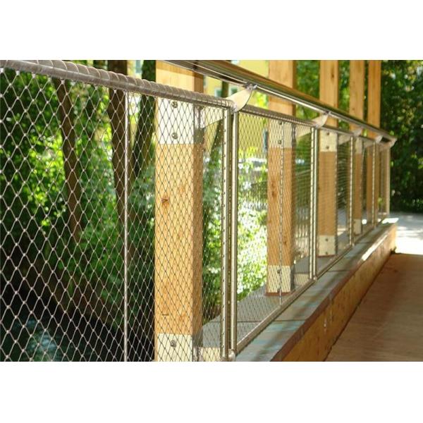 Lightweight Flexible SS316 Wire Rope Mesh with Easy Installation for Security Fence