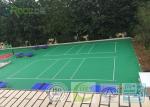All Weather Acrylic Sports Flooring , Self Leveling Rubber Sports Flooring