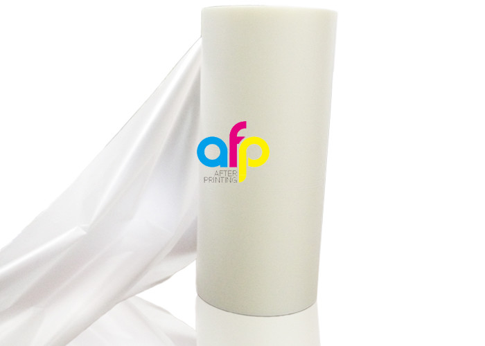 Matte Soft Silk Lamination Film , Clear Paperboard / Paper Lamination Film