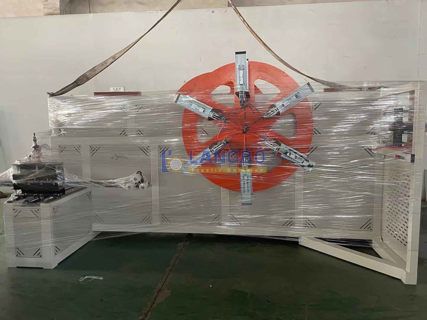 Automatic PE Pipe Coiler for Smooth Plastic Pipes with Auto Roll Changing