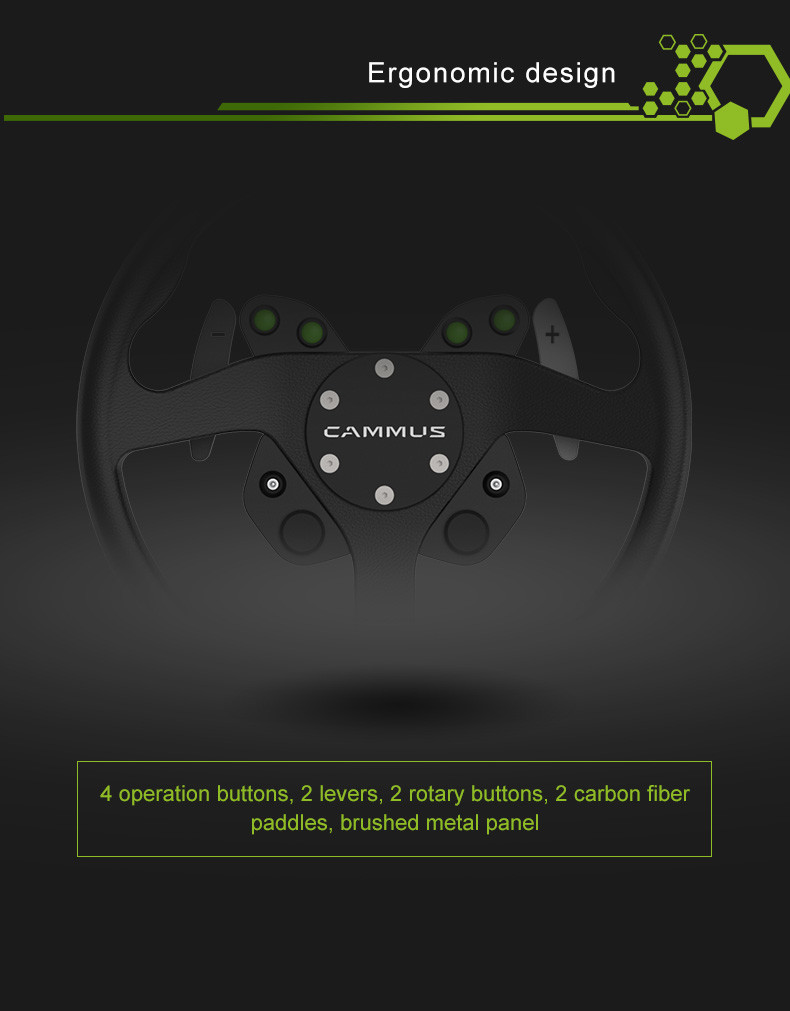 Cammus Motion Sim Racing Simulator Direct Drive Wheelbase