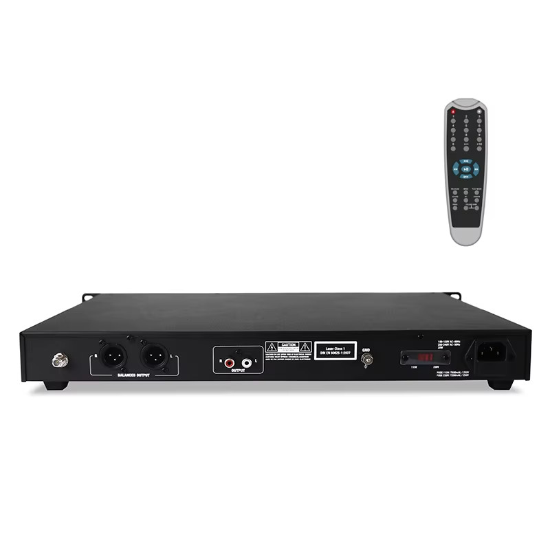 Home Audio Player System Wireless Bluetooth 19 Inch 1U Rack mount CD Media Player