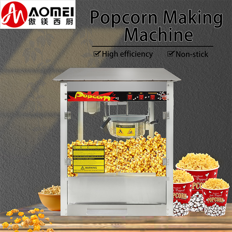 550*412*750mm EB-07 Commercial Popcorn Machine for Cinema and Shopping Malls