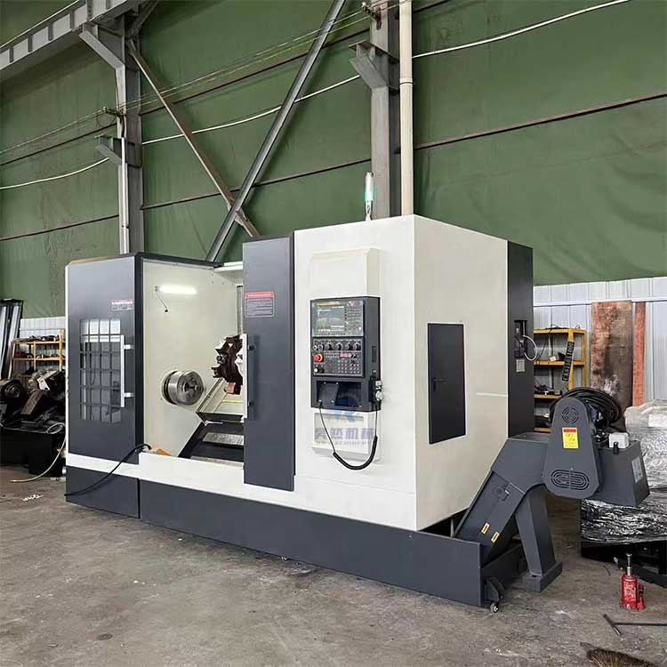 TCK56 CNC Lathe Machine Slant Bed Lathe Living Turret