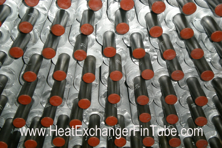 Copper Extruded Aluminum Fin Tube For Heat Exchanger 13FPI Min