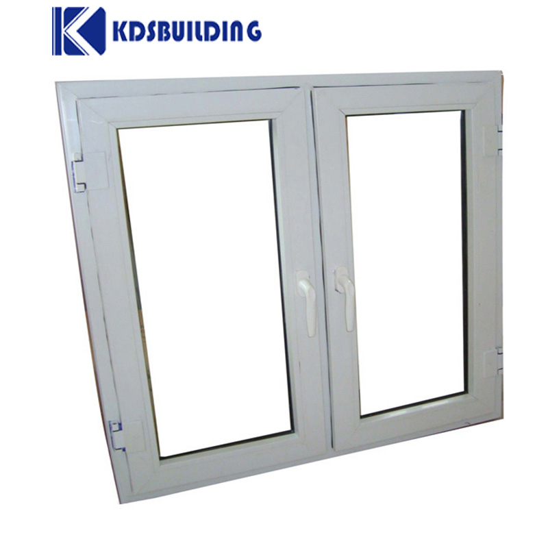 Custom Modern UPVC Swing Window House White Color PVC Casement Windows