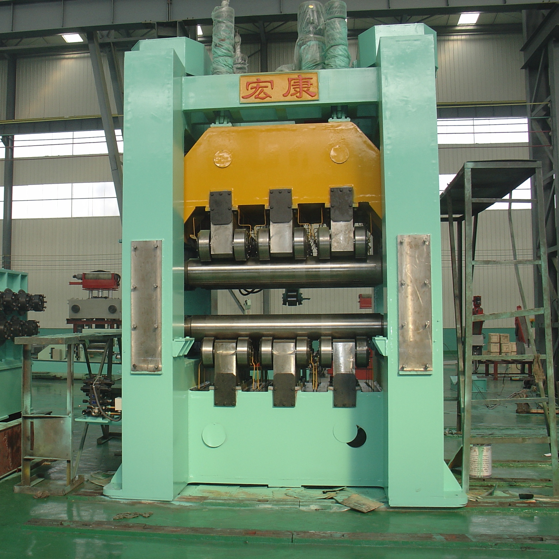 Video Outgoing-Inspection Provided Steel Coil Flattening Leveling Rewind Machine