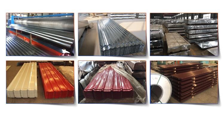 Zincalume Corrugated Galvanized Steel Sheets Z275 Z450 For Building Applications