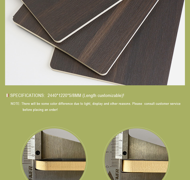 5mm 8mm Interior Decorative Bamboo Fiber Wall Panel ISO9001
