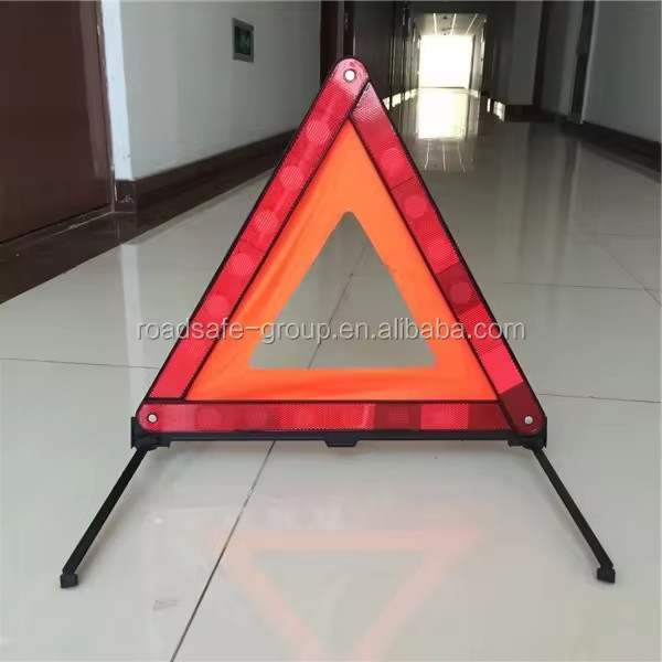 Abs Car Warning Triangle Reflective Road Safety Triangles