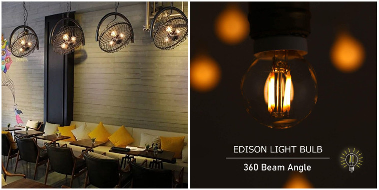 G45 E14 LED Filament Light Bulb 230V 120V 2W 4W filament Led Bulb