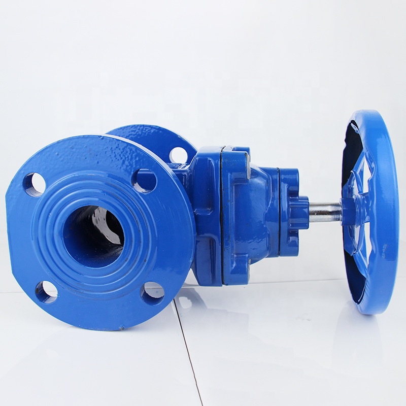 General Manual Gate Valve with Ductile Cast Iron GGG50 Hand Wheel Resilient Seated Water Seal DIN Pn10 Pn16 OEM Supported