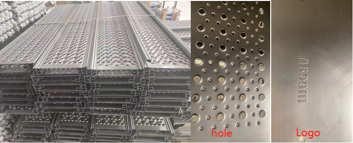 Galvanized Steel Walking Panel Scaffolding Boards 