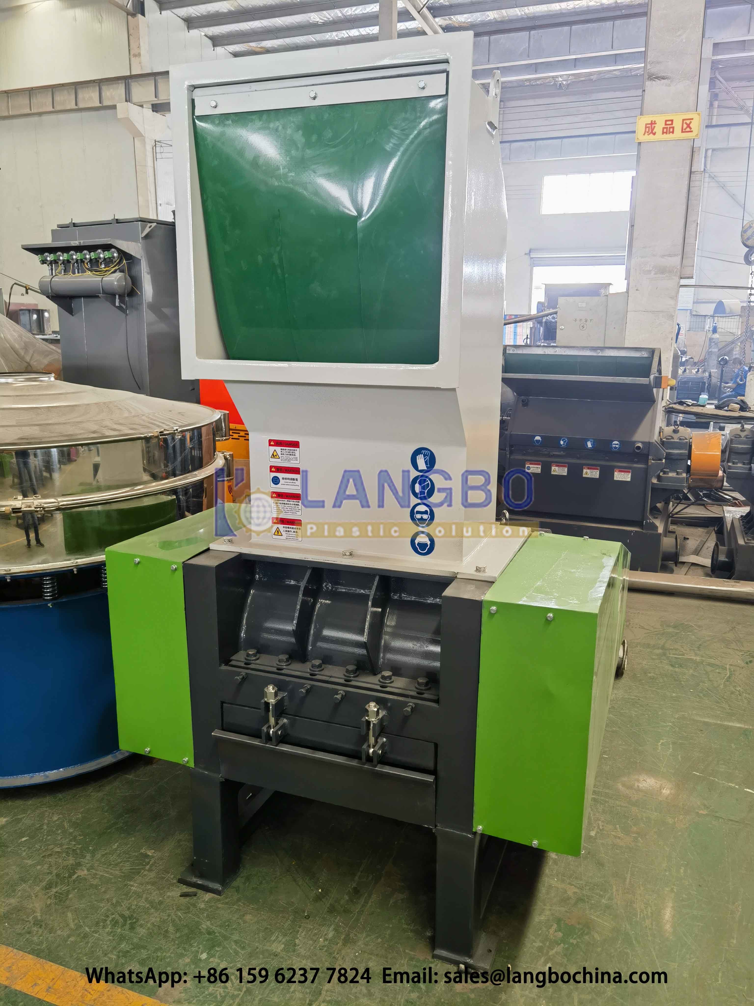 Plastic Pipe Profile Waste Product Crusher Low Noise And Dust