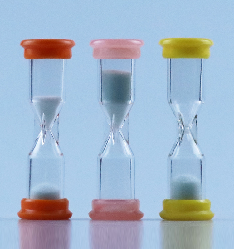 30 Second One Minute Hourglass Timer , Plastic Board Game Timer